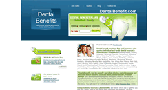 Desktop Screenshot of dentalbenefit.com